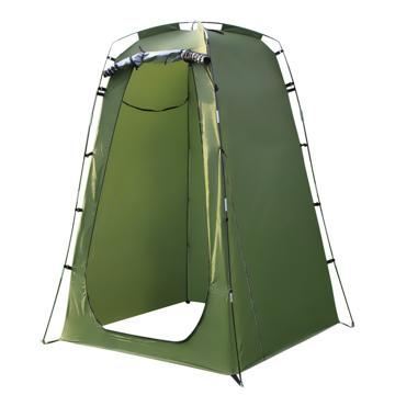 Bærbar Campingdusj og Stelletelt - 180cm - Army Grøn