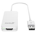 Carlinkit CPC200-HD2CP trådløs CarPlay-adapter - USB til HDMI - hvit