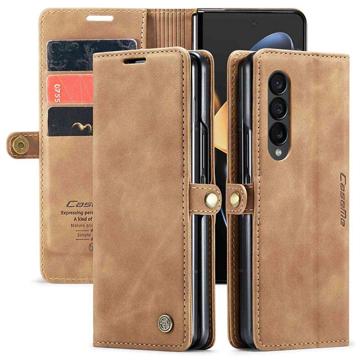 Caseme 013 Series Samsung Galaxy Z Fold4 Lommebok-deksel - Brun