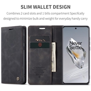 OnePlus 12 Caseme 013 Series Lommebok-deksel - Svart