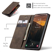 Samsung Galaxy S24 FE Caseme 013 Series Lommebok-deksel - Kaffe