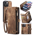 iPhone 15 Caseme 2-i-1 Multifunksjonell Lommebok-deksel - Brun