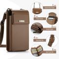 Caseme ME50 Universal Crossbody-veske med RFID-beskyttelse - 4"-7.3" - Brun