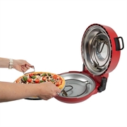 Clatronic PM 3787 Pizzamaskin - 1200W - Rød