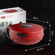 Clatronic PM 3787 Pizzamaskin - 1200W - Rød