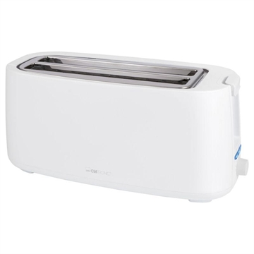 Clatronic TA 3802 Brødrister med 4 skiver - 1400W - Hvit