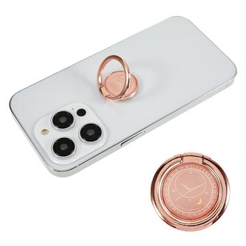 Compass Style Ring Holder for Smarttelefoner - Rosa