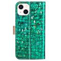 Croco Bling Series iPhone 14 Plus Lommebok-deksel