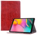 Samsung Galaxy Tab S5e Folio-etui - Crocodile - Rød