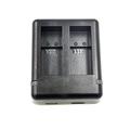 Dobbel batterilader for GoPro Hero 9/10/11/12 - Svart