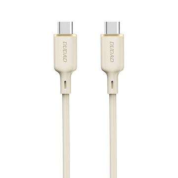 Dudao L7SCC1M USB-C til USB-C-kabel - 100 W, 1 m - hvit