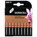 Duracell Basic LR03/AAA Alkaliske batterier - 18 stk.