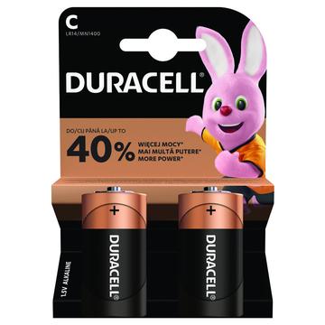 Duracell Basic LR14/C-batterier - 2 stk.