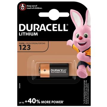 Duracell CR123 fotobatteri 1400mAh