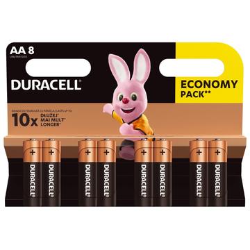 Duracell DuraLock C&B LR6/AA-batterier - 8 stk.