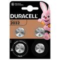 Duracell Mini CR2032 Knippcellebatteri 3V - 4 stk.