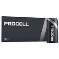 Duracell Procell LR20/D Alkaliske batterier 1300mAh - 10 stk.