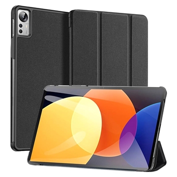 Dux Ducis Domo Xiaomi Pad 5 Pro 12.4 Tri-Fold Smart Folio-etui (Åpen Emballasje - Utmerket) - Svart