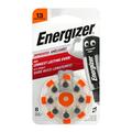 Energizer 13/PR48 høreapparatbatterier - 8 stk.