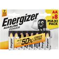 Energizer Alkaline Power LR6/AA Alkaline-batterier - 8 stk.