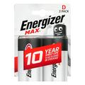 Energizer Max LR20/D Alkaliske batterier - 2 stk.