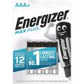 Energizer Max Plus LR03/AAA Alkaliske batterier - 4 stk.