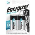 Energizer Max Plus LR14/C Alkaliske batterier - 2 stk.