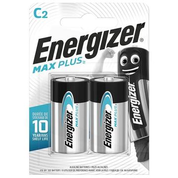 Energizer Max Plus LR14/C Alkaliske batterier - 2 stk.