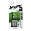 Energizer Maxi batterilader inkl. 4 x R6/AA-batterier