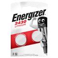 Energizer Mini CR2430 Knippcellebatteri 3V - 2 stk.