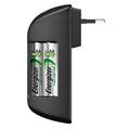 Energizer Pro batterilader med 4 x R6/AA-batterier