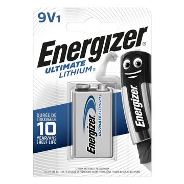 Energizer Ultimate Lithium 6F22/9V-batteri