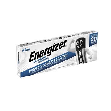 Energizer Ultimate Lithium LR6/AA-batterier - 10 stk.