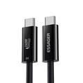 Essager Thunderbolt 4.0 USB-C-kabel 1m - 240W hurtiglading, 8K 60Hz video - svart