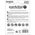 EverActive Professional Line EVHRL22-320 oppladbart 9V-batteri 320mAh