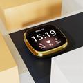 Fitbit Sense 2 Electroplated TPU-deksel - Svart