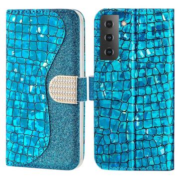 Croco Bling Series Samsung Galaxy S23 5G Lommebok-deksel