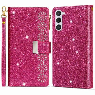 Starlight Series Samsung Galaxy S23+ 5G Lommebok-deksel - Rosa