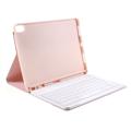 iPad Air 2024/2022/2020 Bluetooth-tastaturveske med Pennespor - Rosa