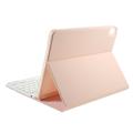 iPad Air 2024/2022/2020 Bluetooth-tastaturveske med Pennespor - Rosa