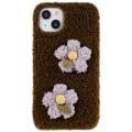 Fluffy Flower Serie iPhone 14 TPU-deksel