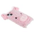 Fluffy Plush iPhone 14 Plus Hybrid-deksel