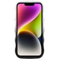 Wavy Edge Gradient iPhone 14 Plus TPU-deksel - Svart