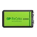 GP ReCyko oppladbart 6F22/9V-batteri 200mAh