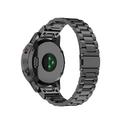 Garmin Fenix 5S/5S Plus/6S/6S Plus/7S Rustfritt Stål Reim - Svart