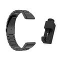 Garmin Fenix 5S/5S Plus/6S/6S Plus/7S Rustfritt Stål Reim - Svart