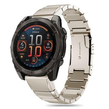 Garmin Fenix 5X/5X Plus/6X/6X Pro/7X/8 Tech-Protect SteelBand rustfritt stålrem - 51mm - titan