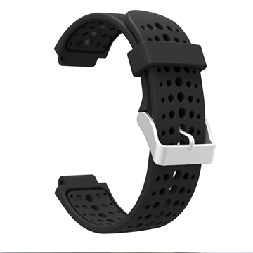 Garmin Forerunner 220/230/235/620/630/735 Soft Silikon Strap - Svart