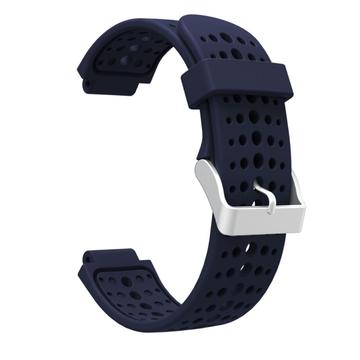 Garmin Forerunner 220/230/235/620/630/735 Soft Silikon Strap - Mørkeblå