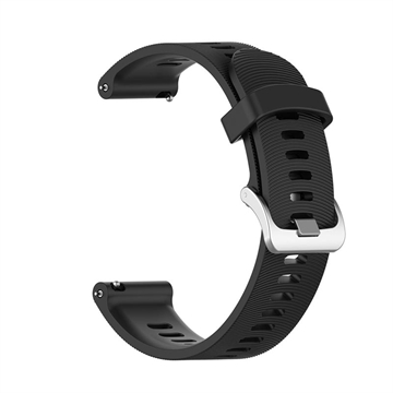 Garmin Forerunner 245/645 Soft Silikon Strap - Svart